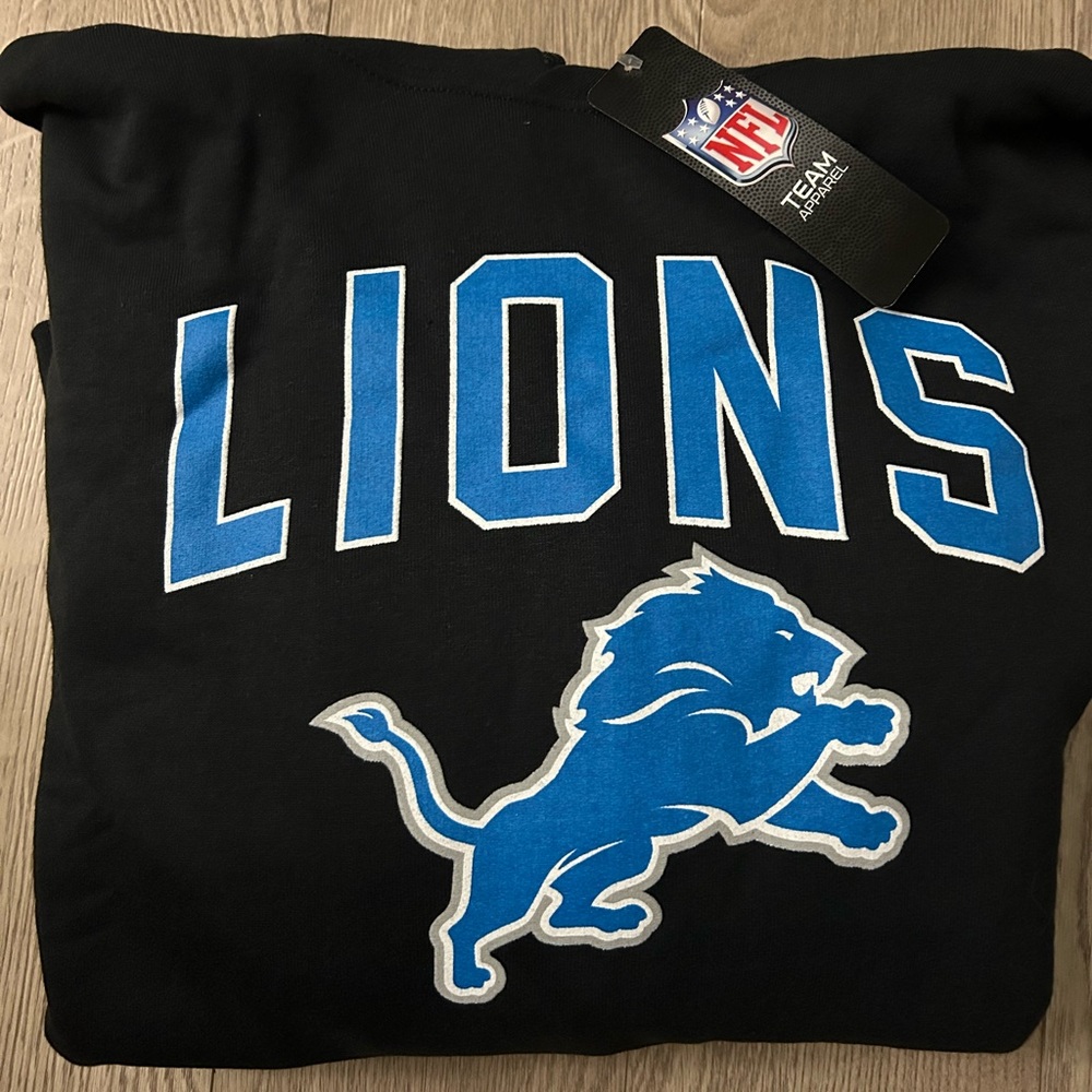 Detroit Lions NFL Home Team Hoodie - Black